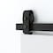 Quiet Glide Black 48 in. Single Bi-Fold Top Mount Sliding Barn Door Track and Hardware Kit NT.BF1500.TM.08-4 - alternate 1